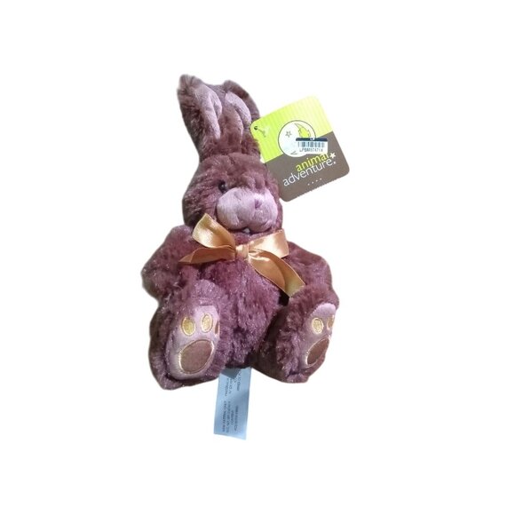 Animal Adventure Plush Rabbit Brown Easter Bunny 9 Inch - Picture 1 of 3